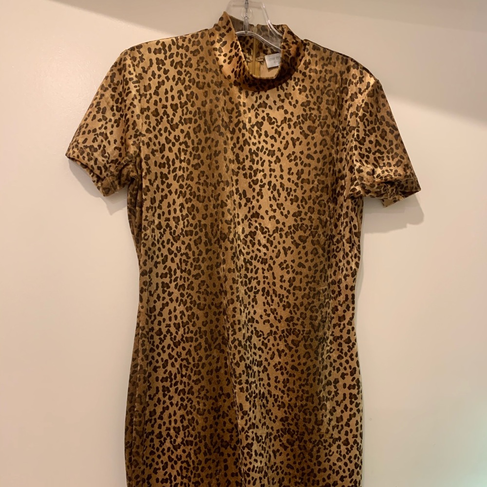 Animal print dress